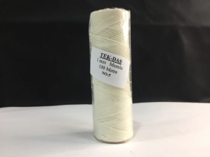 Нитка белая 1 мм