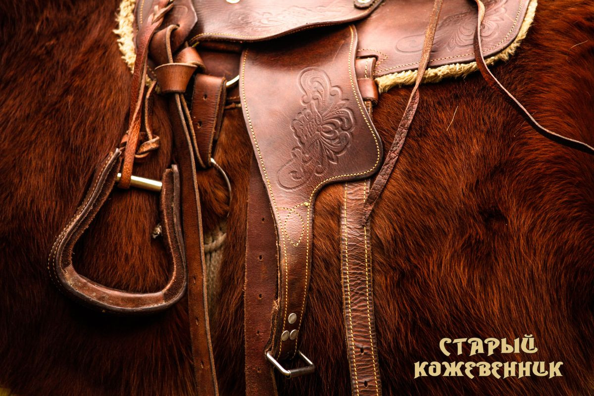 Шорно-седельная кожа для пошива ремней и седел
